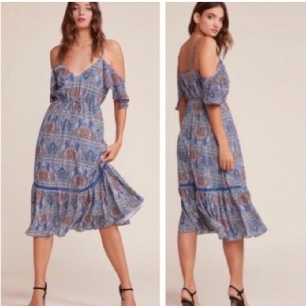 NWT Jack BB Dakota Marrakech‎ Printed Midi Dress S